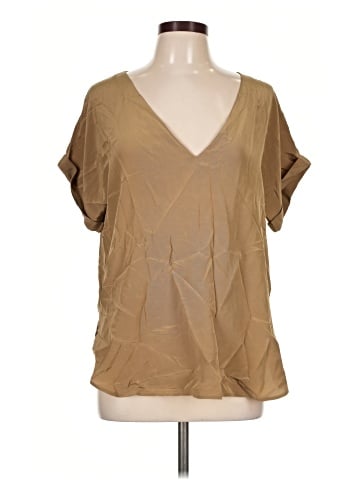 Ralph Lauren Short Sleeve Silk Top (view 1)
