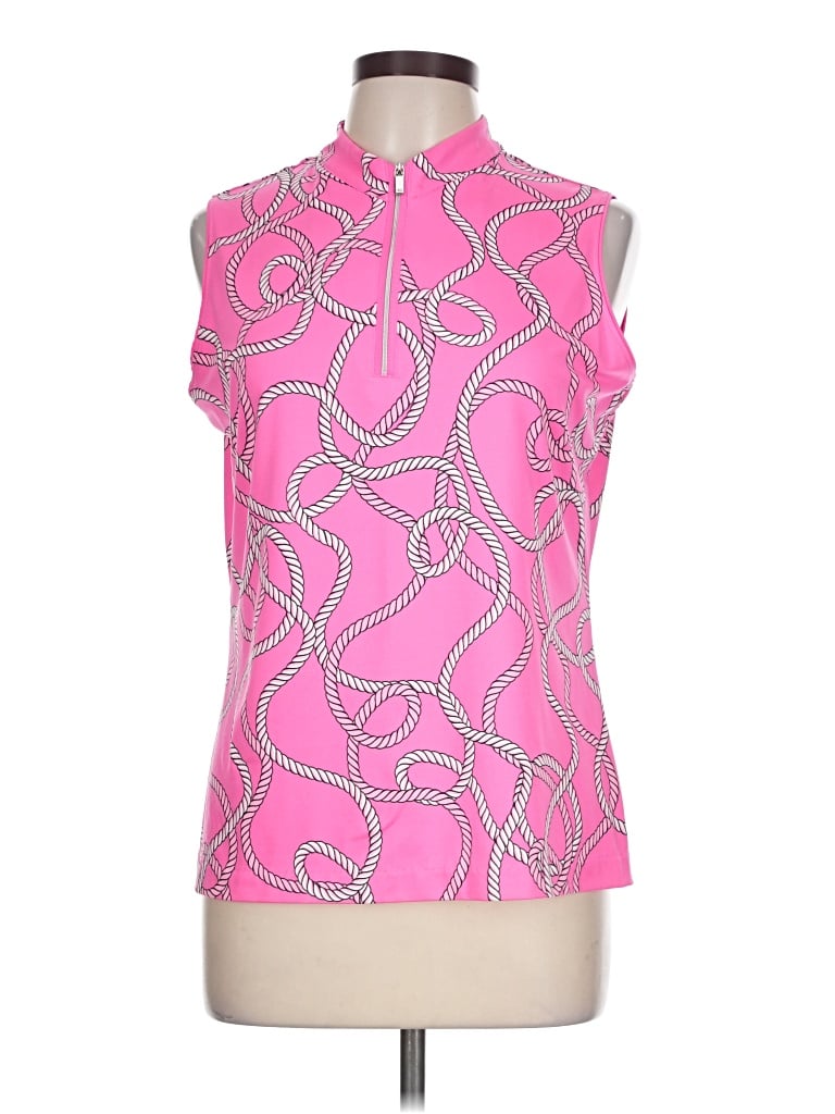 Pre-owned Tail Sleeveless T-shirt In Pink