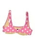 J.Crew Polka Dots Pink Swimsuit Top Size M - photo 2