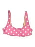 J.Crew Polka Dots Pink Swimsuit Top Size M - photo 1
