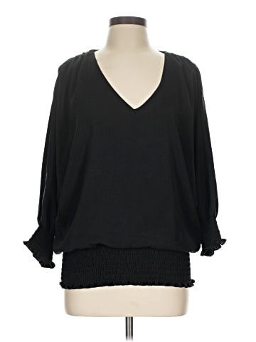 Elizabeth and James 3/4 Sleeve Blouse (view 1)
