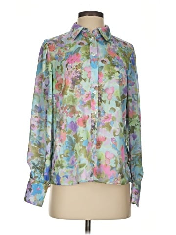 Elie Tahari Long Sleeve Blouse (view 1)