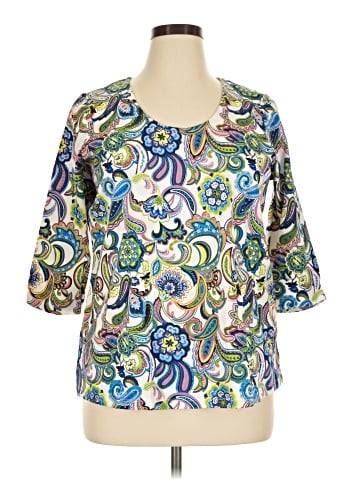 Jessica London 3/4 Sleeve T-Shirt (view 1)