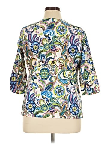 Jessica London 3/4 Sleeve T-Shirt (view 2)