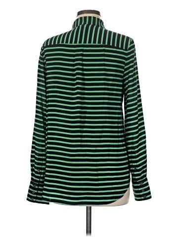 J.Crew Factory Store Long Sleeve Silk Top (view 2)