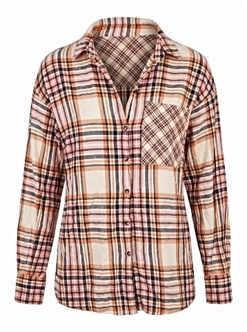 Topshop Long Sleeve Button-Down Shirt (view 1)