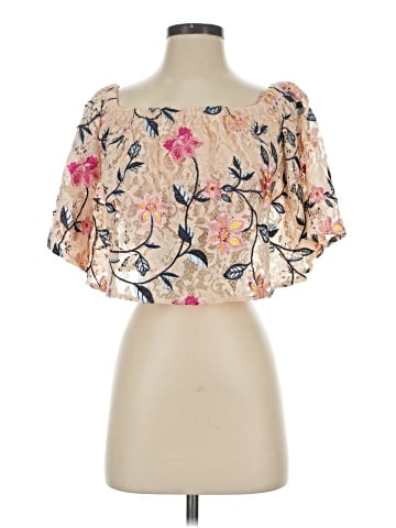 Bebe Short Sleeve Blouse (view 1)
