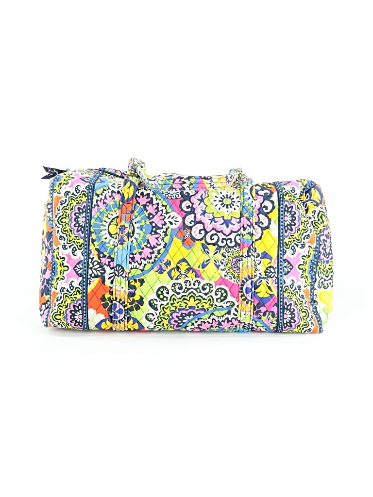Pre-owned Vera Bradley Weekender In Yellow