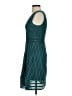 J.Crew 100% Polyester Chevron-herringbone Teal Cocktail Dress Size 0 - photo 5