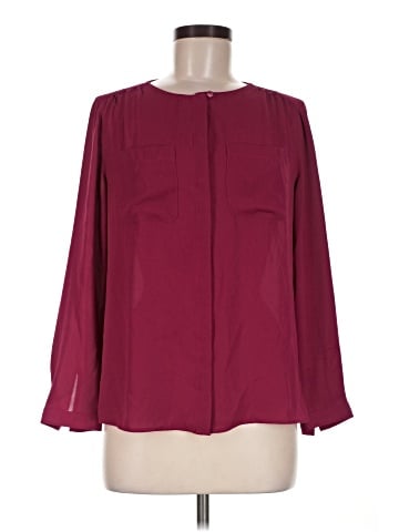 Ann Taylor LOFT Outlet Long Sleeve Blouse (view 1)