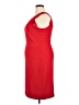 North Style Solid Red Cocktail Dress Size 18 - photo 5