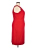 North Style Solid Red Cocktail Dress Size 18 - photo 4