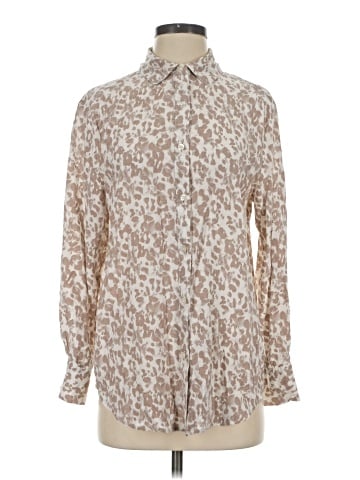 CALVIN KLEIN JEANS Long Sleeve Blouse (view 1)