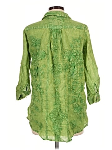 Karyn Seo 3/4 Sleeve Button-Down Shirt (view 2)