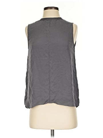 Vince. Sleeveless Silk Top (view 1)