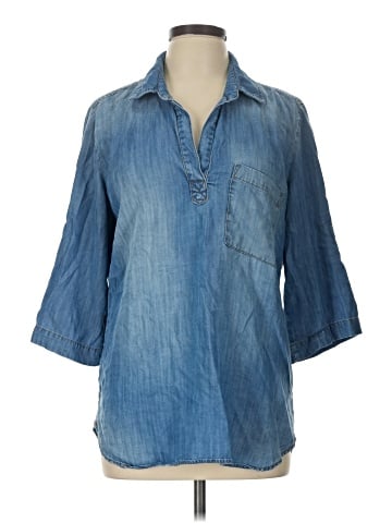 Bella Dahl 3/4 Sleeve Button-Down Shirt (view 1)