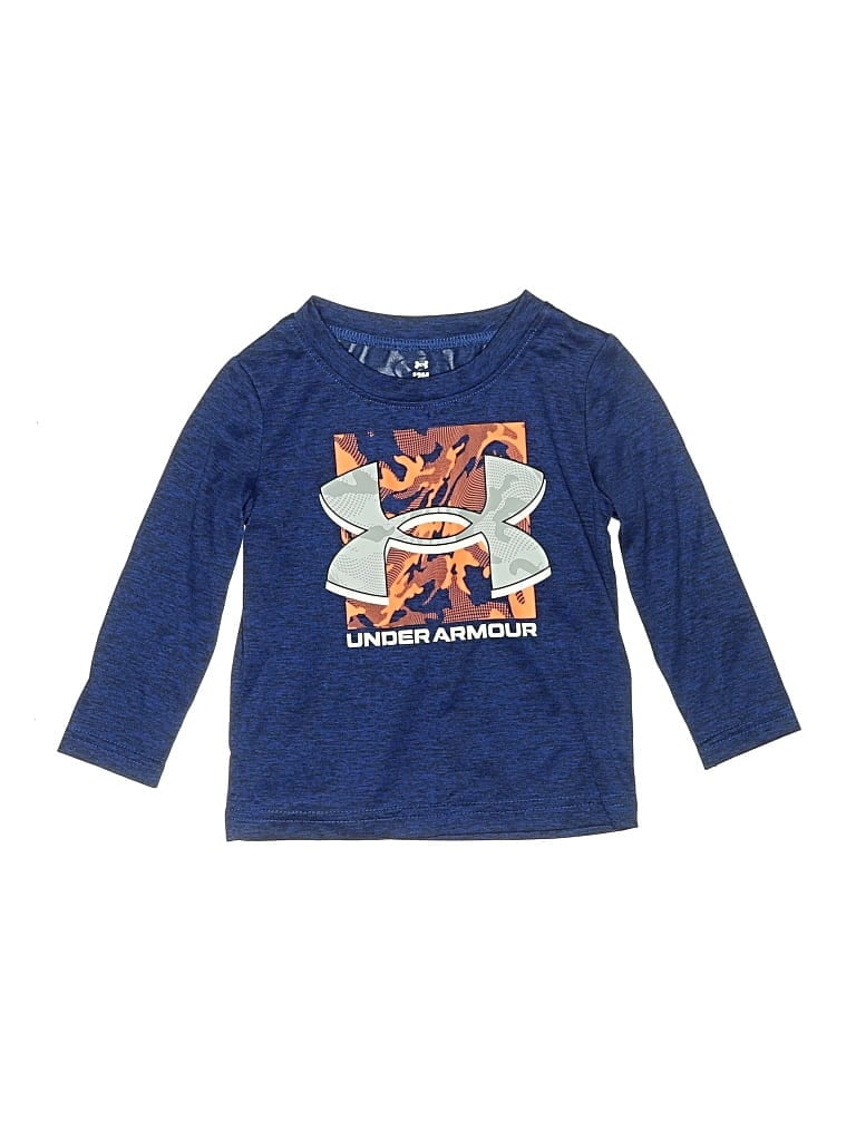Pre-owned Under Armour Babies' 3/4 Sleeve T-shirt In Blue