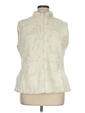 Coldwater Creek Faux Fur Vest (view 1)