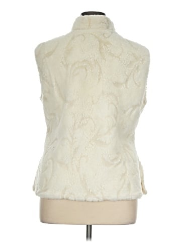 Coldwater Creek Faux Fur Vest (view 2)