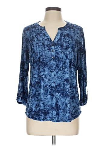 NY Collection 3/4 Sleeve Blouse (view 1)