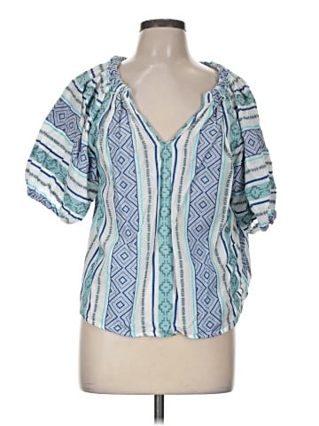 Velvet by Graham & Spencer Short Sleeve Blouse (view 1)
