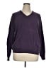 Merona 100% Cotton Purple Pullover Sweater Size XL - photo 1