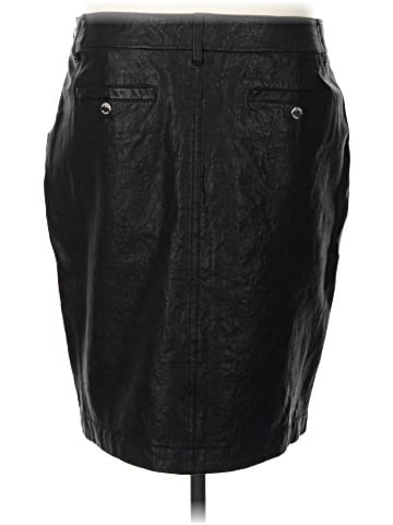 MICHAEL Michael Kors Leather Skirt (view 2)