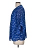 Timeson 100% Polyester Blue 3/4 Sleeve Blouse Size M - photo 5