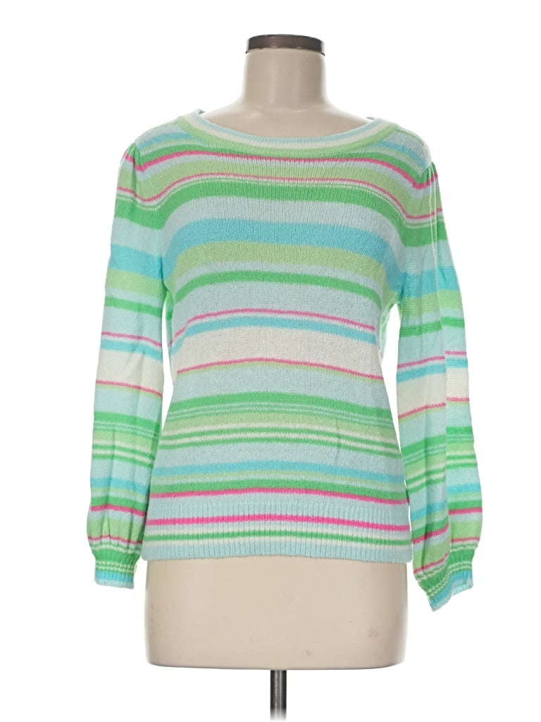 Pre-owned Lilly Pulitzer Pullover Sweater In Green