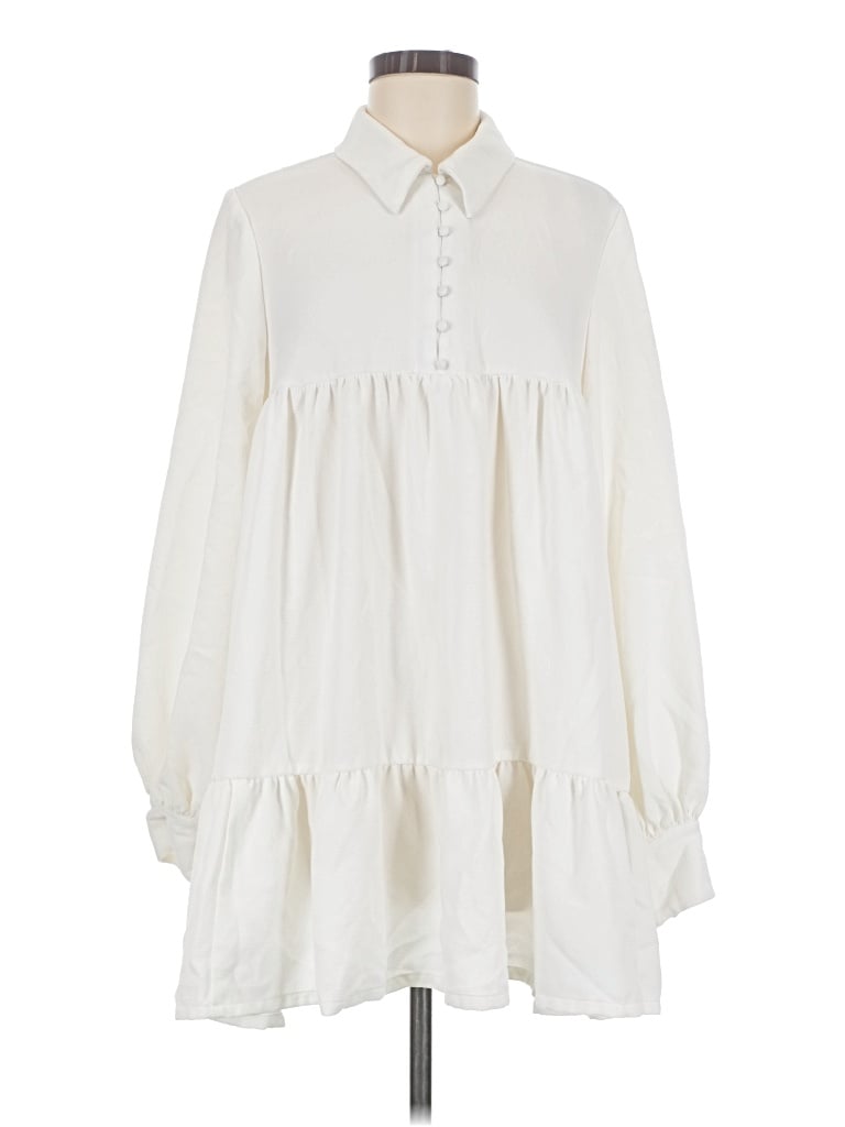 Pre-owned Danielle Bernstein Casual Dress In Ivory