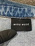 MIOU MUSE Blue Denim Jacket Size M - photo 6