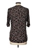 Anne Klein Polka Dots Black 3/4 Sleeve Blouse Size L - photo 2