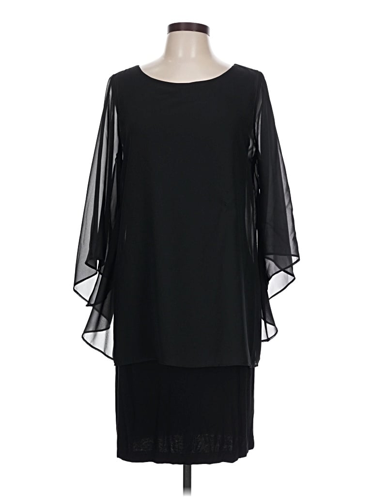 Pre-owned Chelsea & Theodore Cocktail Dress In Black