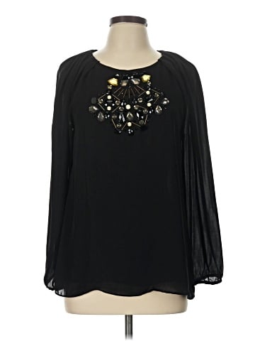 Zara Basic Long Sleeve Blouse (view 1)