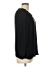 Zara Basic 100% Polyester Black Long Sleeve Blouse Size L - photo 4