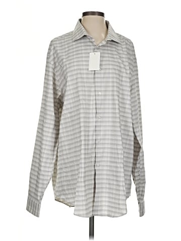 Calvin Klein Long Sleeve Button-Down Shirt (view 1)