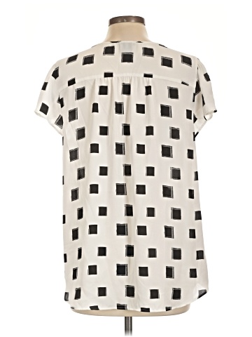 Ann Taylor Factory Short Sleeve Blouse (view 2)