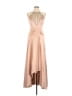 ASOS 100% Polyester Tan Cocktail Dress Size 4 - photo 1