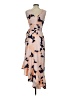 Hutch 100% Polyester Print Tan Cocktail Dress Size XS - photo 2