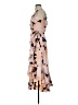 Hutch 100% Polyester Print Tan Cocktail Dress Size XS - photo 5