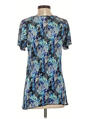 Brittany Black Short Sleeve Blouse (view 2)