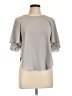 Assorted Brands Gray Short Sleeve Blouse Size L - photo 1
