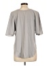 Assorted Brands Gray Short Sleeve Blouse Size L - photo 2