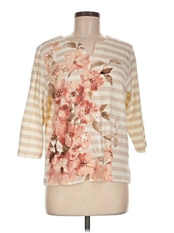Alfred Dunner 3/4 Sleeve Blouse (view 1)