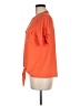 Cato Orange Short Sleeve Blouse Size M - photo 5