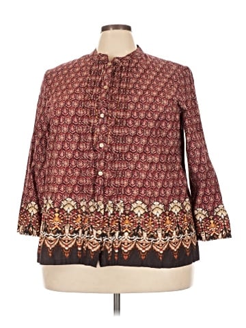 Catherines 3/4 Sleeve Blouse (view 1)