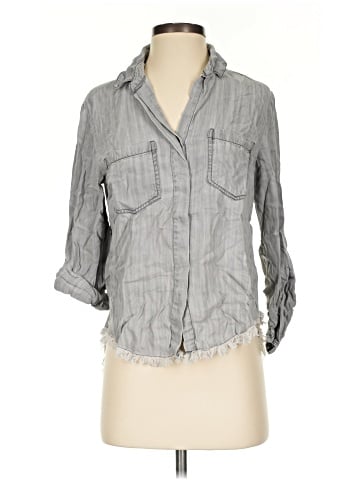 Velvet Heart 3/4 Sleeve Button-Down Shirt (view 1)