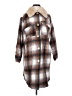 Forever 21 Plaid Brown Coat Size S - photo 1