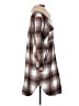 Forever 21 Plaid Brown Coat Size S - photo 4