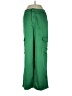 Haute Monde 100% Polyester Green Cargo Pants Size L - photo 1